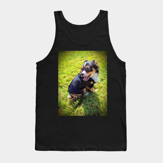 Puppy Curtness Tank Top by PandLCreations